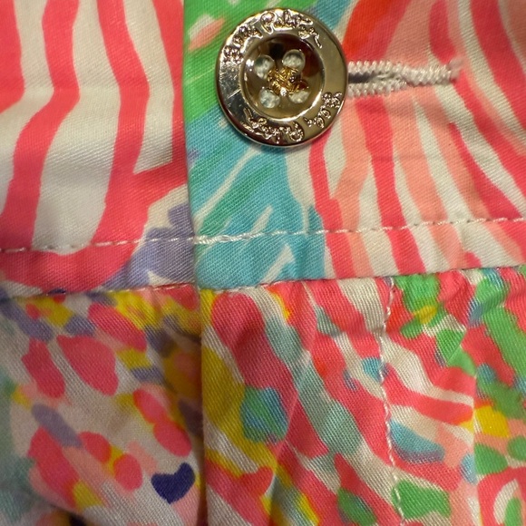 Lilly Pulitzer Callahan Shorts Roar of the Seas Multi Color Floral Size 00 - Picture 8 of 10